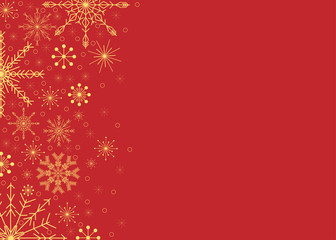 Naklejka na ściany i meble Vintage, New Year and Christmas background. Snowflakes are made in the traditional New Year and vintage styles. Vector illustration.