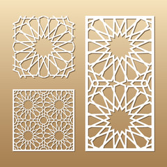 Laser cut vector panel