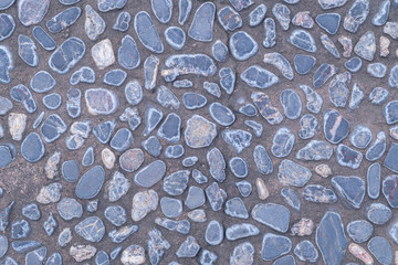 abstrct stone tiles floor , pebble stone texture for interiors design background or backdrop