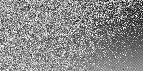 Silver glitter luxury sparkling confetti. Scattere