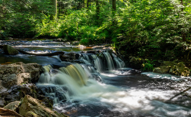 Fototapeta na wymiar Waterfalls in the Creek