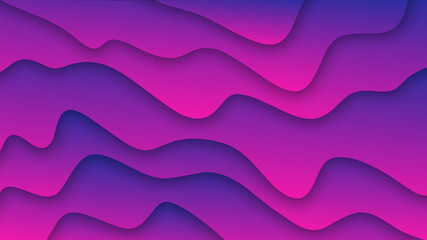 3D Render Smooth Curved Lines Abstract Background. Ultra High Quality Wallpaper