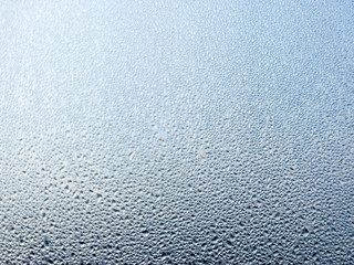 abstract rain drops on slate glass, suitable for different textures