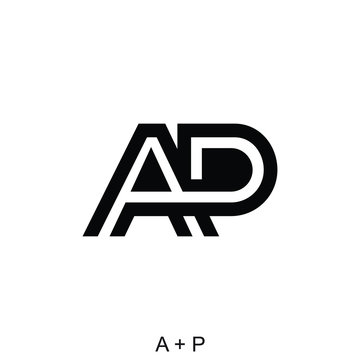 Letter A and P for icon or logo ready to use