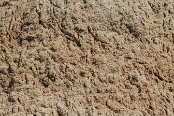Fine beach sand in the summer sun