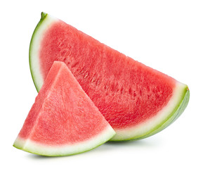 Watermelon slice isolated Clipping Path
