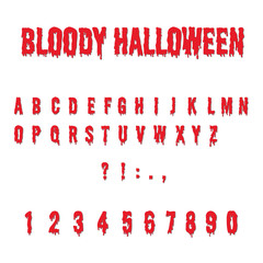 Bloody Halloween, alphabet