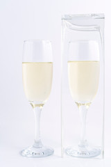 copa champagne y vidrio distintas glamour