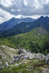 Fototapeta na wymiar High Tatra Mountains Landscape in Slovakia
