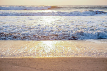 Waves on the beach