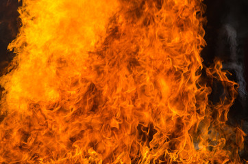 Blaze fire flame background and textured