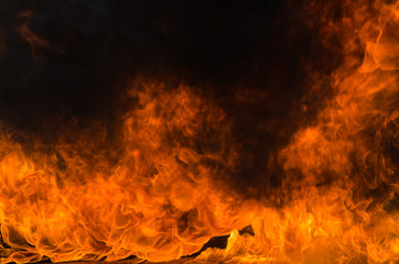 Blaze fire flame background and textured