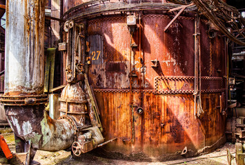 Usine sidérurgique et environnement industriel