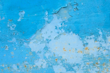 old rusty blue zinc grunge texture background