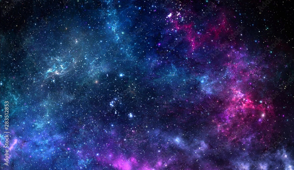 Canvas Prints science fiction wallpaper. beauty of deep space. colorful graphics for background, like water waves,