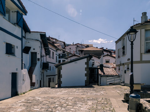 white town in basque country