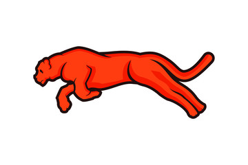 tiger jumping ready to use