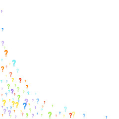 Fototapeta premium Question marks Quiz doubt survey faq public poll.