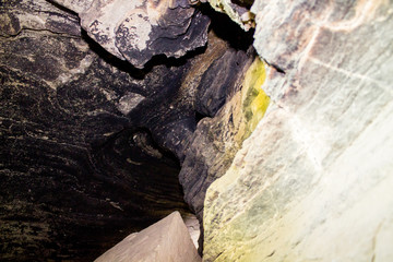 rocks in the mountains