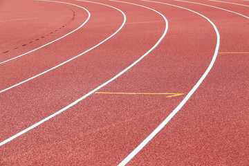Fototapeta premium Beautiful runway, in track and field