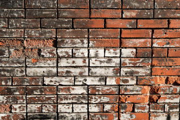 Brick wall texture. Background image of masonry
