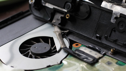 Laptop cooler, cooling system, computer repair