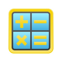 Obraz premium Math sign vector, Back to school gradient style icon