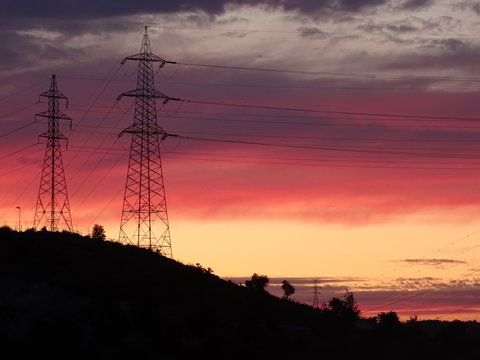 torres electricas de alta tension at