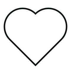 Simple heart vector