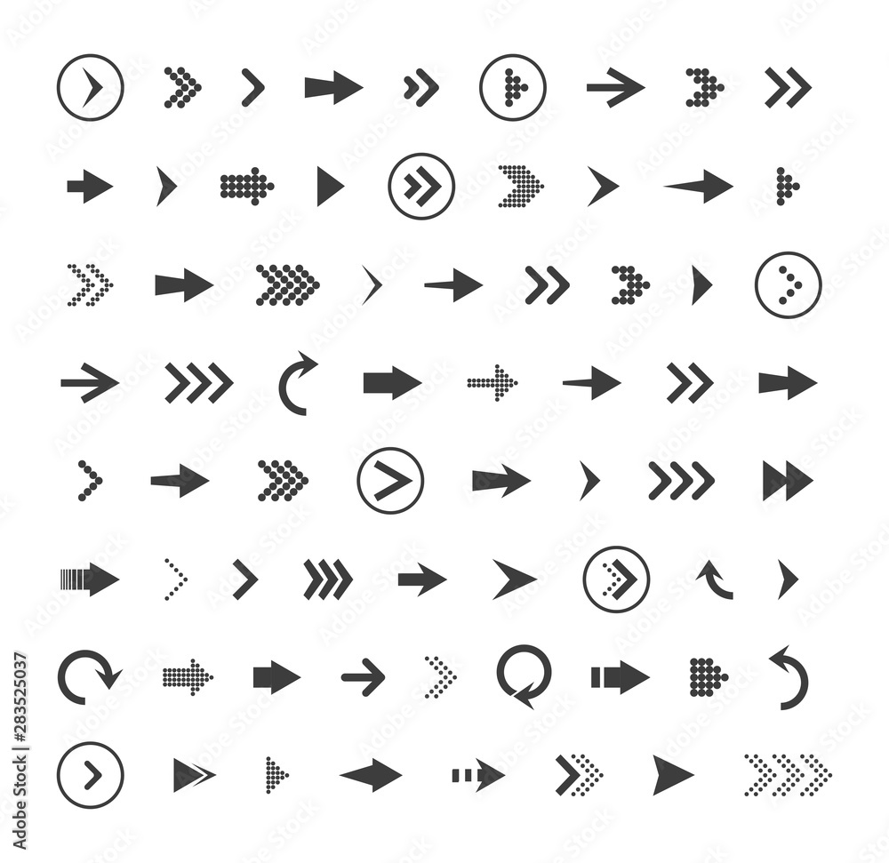 Poster arrows icon drawing element. arrows set. arrow icon. arrow black colored. vector icon. arrows vector