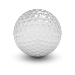 3d rendering of a golf ball