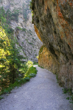 The wild romantic hiking trail "Kundler Klamm" - Tyrol, Austria