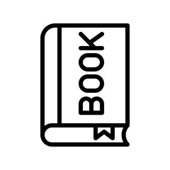 Book vector, Back to school line style icon