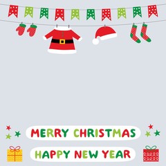 Christmas holiday background with blank space