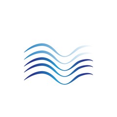wave logo vector