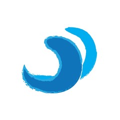wave logo vector