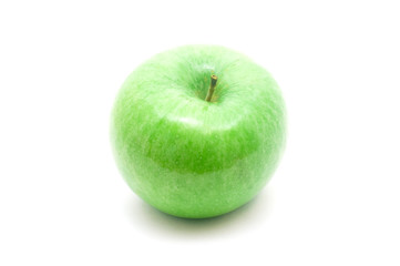 Green apple isolated on white background