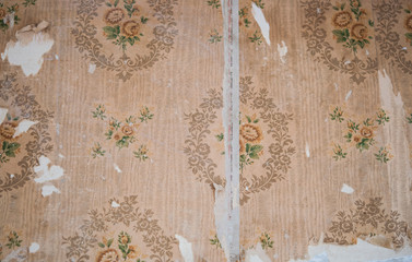 old vintage wallpaper. grunge background