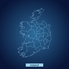 map of Ireland