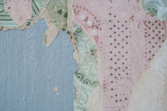 old vintage wallpaper. grunge background