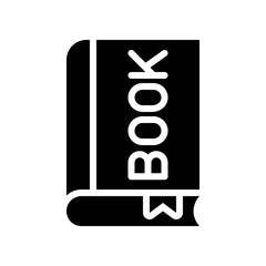 Book vector, Back to school solid style icon