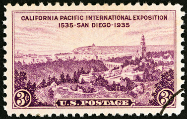 San Diego Exhibition Grounds, Point Loma and San Diego Bay (USA 1935)