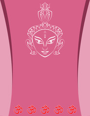 Durga Goddess Of Power, Divine Mother Of The Universe Design