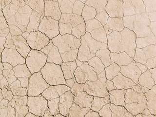 Dried cracked earth soil ground texture background