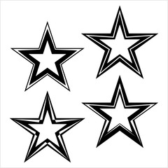 Obraz premium Star Shape Icon Design
