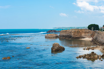 Indian Ocean coast on Sri Lanka