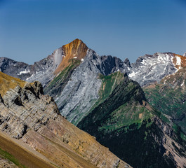 Bergpanorama am Port Du Bouchero in den Pyrenäen