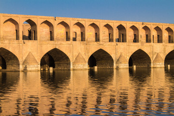 Fototapeta na wymiar Khaju Bridge, Esfahan, Iran