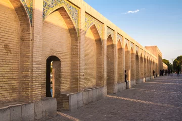 Papier Peint photo Pont Khadjou Pont de Khaju, Ispahan, Iran