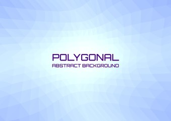 Light blue polygonal background and gradient, center light. Suitable for cover poster or backdrop.